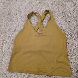 Girlfriend Collective Mustard Tank Top